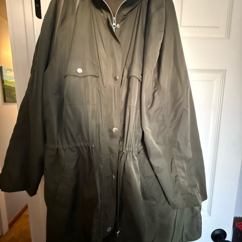 LOFT Plus Dark Green Jacket 24W
